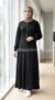 Black Buttoned Maxi Dress - Image 5