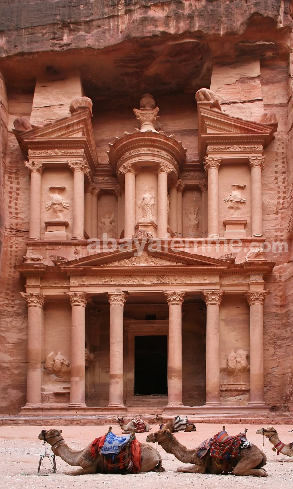 Petra en Jordanie, site du patrimoine mondial de l’UNESCO